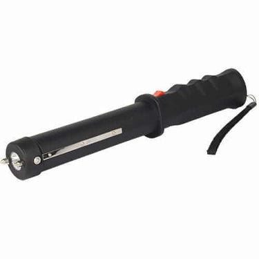 Defense Divas® Stun Guns 10 Million Volt Stun Baton Flashlight Stun Gun Combo Black